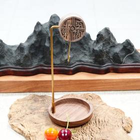 积分专属【黑胡桃木盘香线香香插】| 大梦香堂