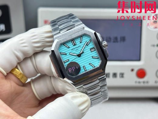 PP+百达翡丽 方形鹦鹉螺 新系列CUBITUS 5821男士腕表 蒂芙尼蓝 商品图1