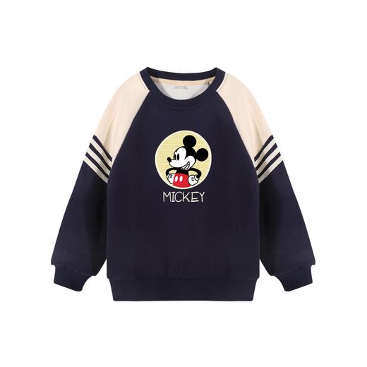 迪士尼男童加绒卫衣2024新款儿童上衣冬季一体绒加厚冬装大童衣服 商品图9