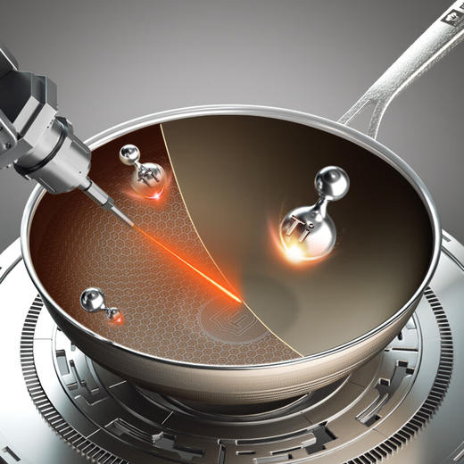 康巴赫“顶厨”钛蜂窝炒锅KGT-C32Q 商品图4