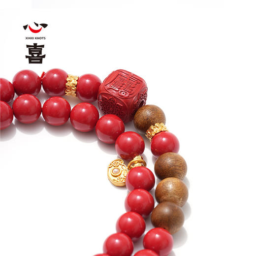 【马年太岁符 好运不打折】 钻石世家X心喜 诸事欢喜马年太岁符系列 马年太岁符沉香朱砂手串 鸿运当头 六面吉文  炽烈好运 事事顺遂【结缘定制、无质量问题不支持退换货】预计3-5天发货 商品图4