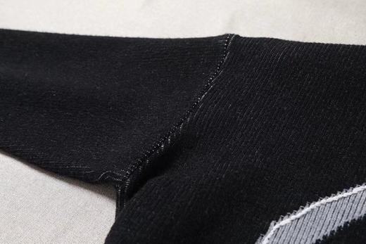 D123006秋冬季男款海鸥和商标嵌花针织套头宽松毛衣 商品图11