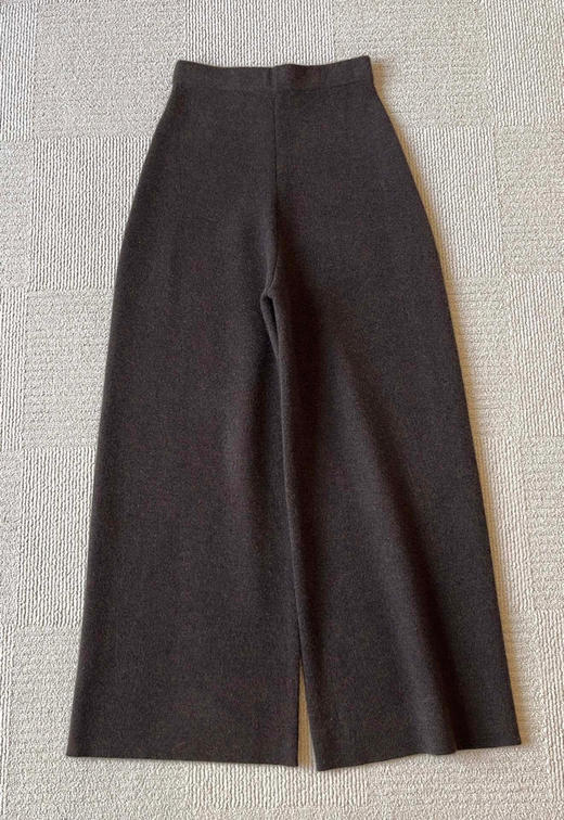 1230-1 原价1K+ 不计成本清 渠道圆正 小禾羊 绒羊毛 重磅紧密纺 加厚直筒裤 阔腿裤 商品图10