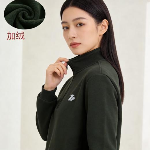 【25加绒长袖体能卫衣】半拉链加绒新款运动百搭长袖体能卫衣03h 商品图1