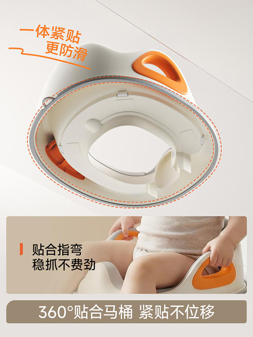 【春日趣玩FUN】曼龙mloong儿童新升级云感马桶坐便圈宝宝坐便器男女孩马桶圈婴儿马桶垫辅助上厕所 商品图2