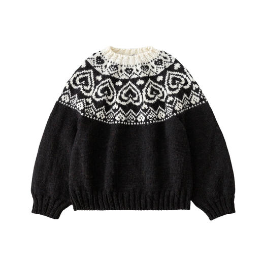 苏苏姐家心水提花育克毛衣手工DIY棒针羊毛衣服毛线团自制材料包 商品图4