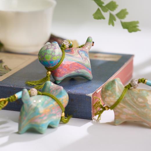 创饰社· 宋锦葫芦马年挂件 ，宋锦马年挂饰/项链，你的生活搭子 商品图3