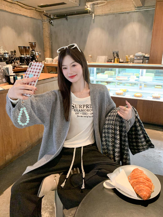 <曾小咸推荐>现货秒杀 ！微信超特价！韩系抽绳直筒休闲裤 日常189.99 立减100 秒杀89.99！！ 商品图7