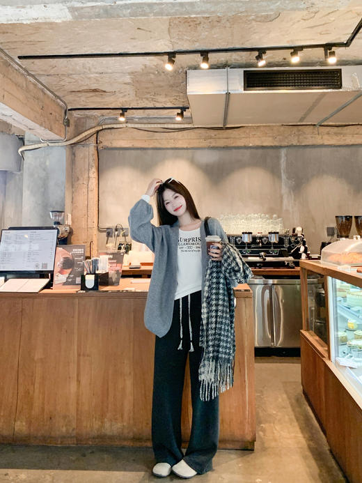 <曾小咸推荐>现货秒杀 ！微信超特价！韩系抽绳直筒休闲裤 日常189.99 立减100 秒杀89.99！！ 商品图5