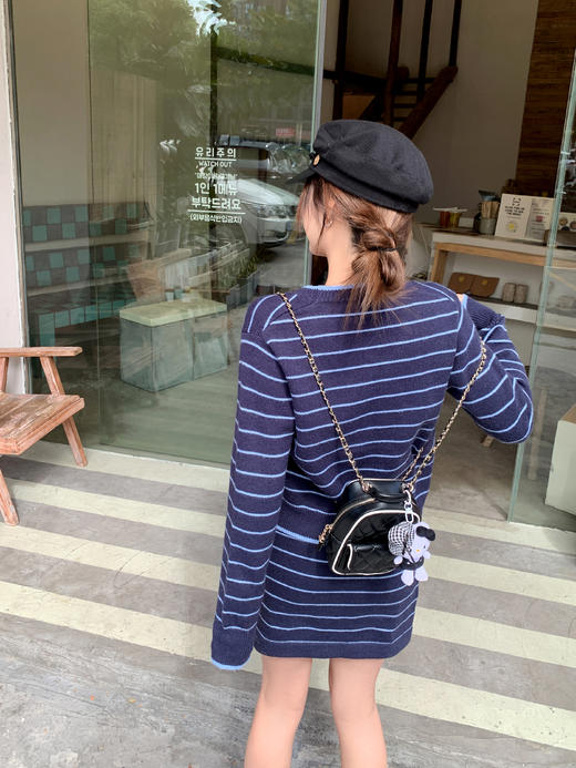 <曾小咸推荐>现货秒杀 ！微信超特价！v领条纹针织开衫 日常189.99 立减110 秒杀79.99！！ 条纹针织短裙 日常139.99 立减80 秒杀59.99！！ 商品图7