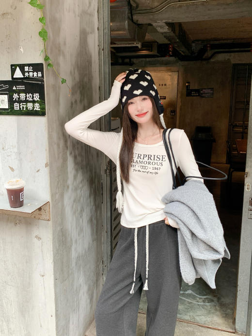 <曾小咸推荐>现货秒杀 ！微信超特价！韩系抽绳直筒休闲裤 日常189.99 立减100 秒杀89.99！！ 商品图11