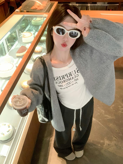 <曾小咸推荐>现货秒杀 ！微信超特价！韩系抽绳直筒休闲裤 日常189.99 立减100 秒杀89.99！！ 商品图9