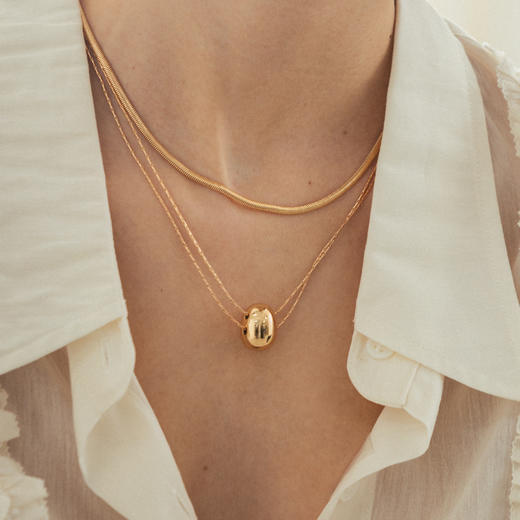 【Lagomist】拿铁系列 | 金/银咖啡豆耳环套装 商品图6