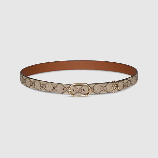GUCCI 古驰 女士饰椭圆形搭扣GG腰带 米色 813004 FAD1X 9742 商品图0