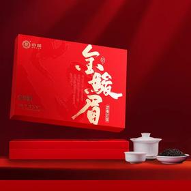 中茶武夷山金骏眉红茶叶礼盒送礼 年货伴手礼品 WJ3000礼盒100g