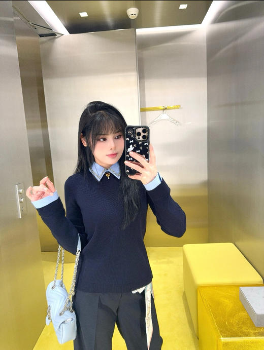 古驰 新品 假两件羊毛针织衫(MM) 商品图1