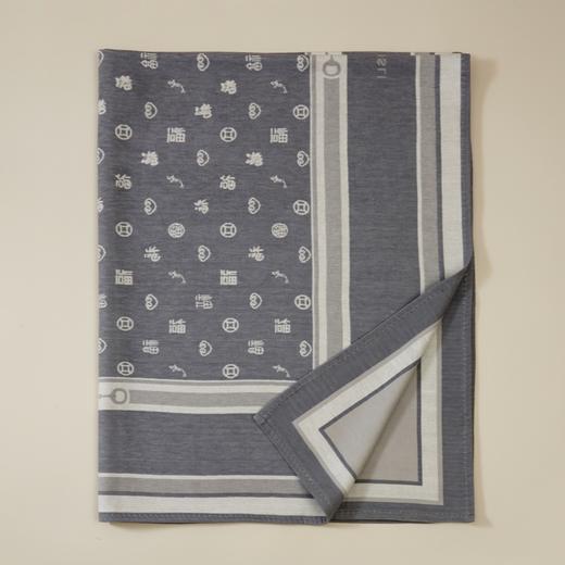 万事利 聚福毯 桑蚕丝保暖时尚福满祝福新年礼物送妈妈保暖毯子 商品图7