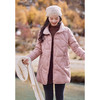 红念粉色羽绒服女中长款设计感冬季2025年新款白鸭绒冬装外套上衣 商品缩略图0