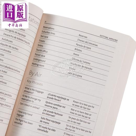 【中商原版】西语学习工具书2册 DK双语图解词典西班牙语英语+西班牙语短语手册Spanish English  Bilingual Visual Dictionary 商品图4