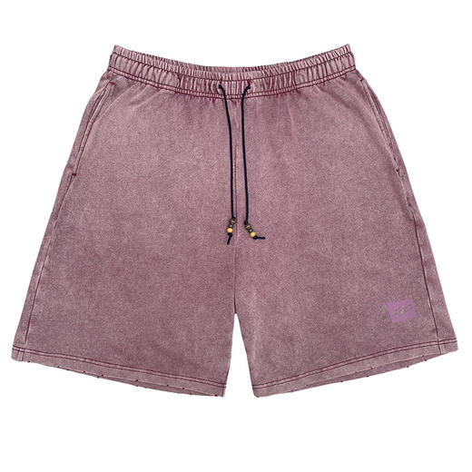 CryingCenter 复古做旧水洗短裤 哭喊中心 商品图4