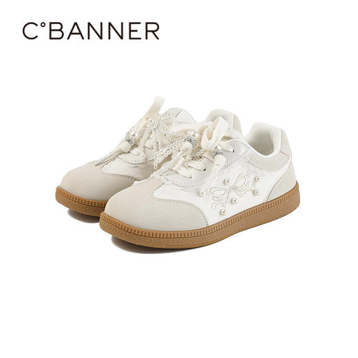 千百度2026春季童鞋圆润宽敞鞋头自然舒展德训鞋A26193032 商品图4