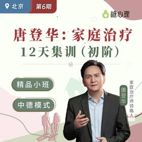 【北京班】唐登华：家庭治疗初阶（12天）