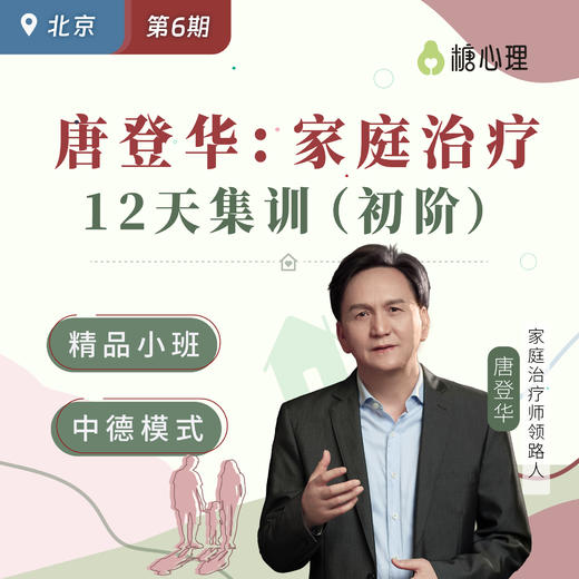 【北京班】唐登华：家庭治疗初阶（12天） 商品图0