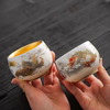 【龙凤对杯茶具礼盒】 朕的潮代·非遗传承 瓷胎鎏银技艺 胎质细腻 图案精美 馈赠佳品 收藏茗器 商品缩略图0