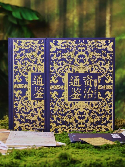 《资治通鉴》2025全新震撼来袭|十点出版 典藏礼盒套装全2册|史学界权威定本，30年心血译注，8开奢华大开本，一部值得传家的“人生智库” 商品图0