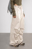 CryingCenter 米白色降落伞裤伞兵裤中低腰抽绳基础工装 哭喊中心 商品缩略图4