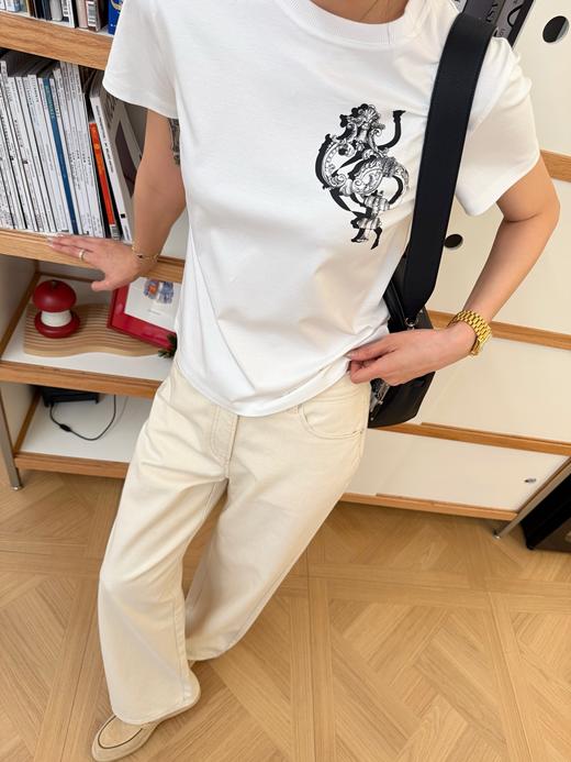 爱马仕 新品印花T恤(MM) 商品图1