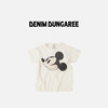 日本DD童装 DENIM DUNGAREE 棉质针织迪士尼联名亮片米奇短袖T恤 商品缩略图0