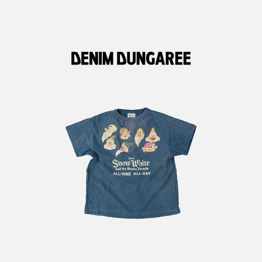 日本DD童装 DENIM DUNGAREE 复古迪士尼联名七个小矮人短袖T恤 商品图3