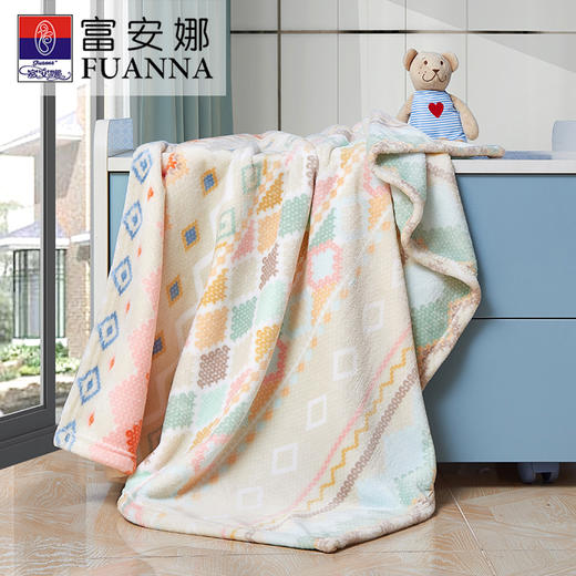 富安娜多功能法兰绒毯-旋律180*200cm 商品图1