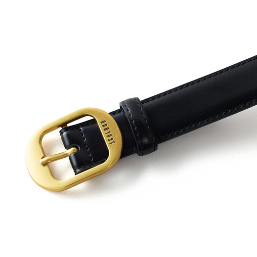 三彩2026新款极简风复古针扣腰带二层牛皮百搭通勤干练时尚女皮带 商品图4