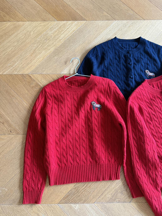 26马年限定~羊毛绞花针织衫毛衣【包邮+/不退不换。 商品图12