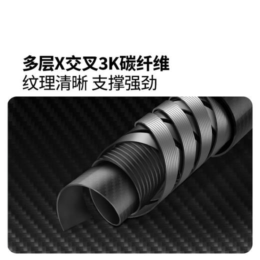 【632优选】牧高笛 碳纤维登山杖JT 曜石黑 NX25667006-SH1156 商品图1