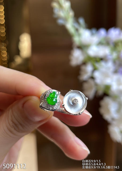 5091112，平安扣戒指。具体价格微信咨询 商品图2