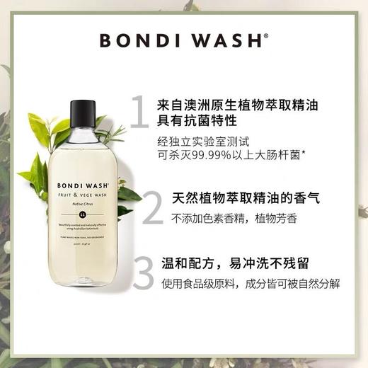Bondi Wash   「用植萃的力量守护健康 食品级水果蔬菜专用清洁天然去农残澳洲进口 」-蔬果清洁液 500ml 商品图1