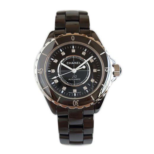 【95新】CHANEL 香奈儿H1626自动机械机芯日期显示38MM（中性款）J12系列陶瓷 241225NJS08 商品图0