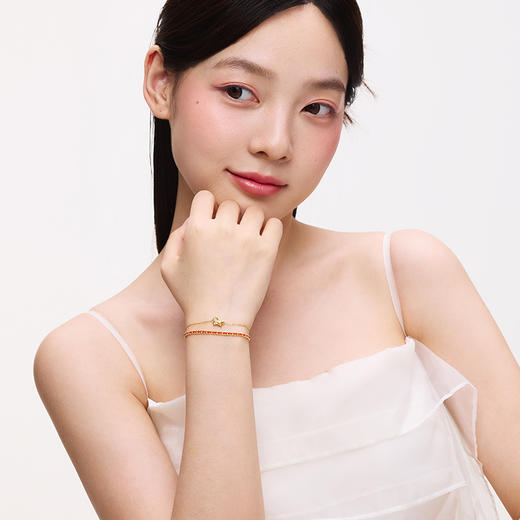 【马年限定】 KADER卡蒂罗 萌马好运手链 925银本命年红绳双链设计款新年礼物送闺蜜送女友 商品图6