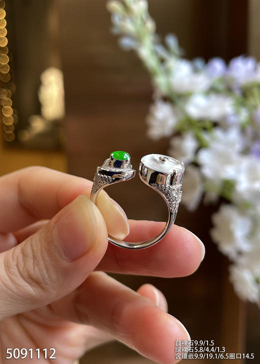 5091112，平安扣戒指。具体价格微信咨询 商品图3