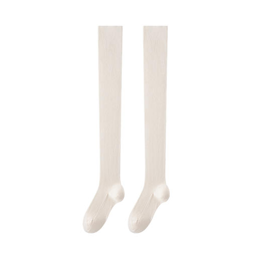 小腿袜/及膝袜/过膝袜 | 本白色 22-24cm（适合36-39码）日系长筒袜 小亘【贴身衣物一经售出非质量问题不退不换】 商品图8