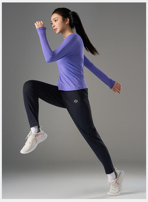 新款秋冬跑步长裤（加绒）抽绳设计 两侧拉链口袋 后腰手机仓 跑IN优选36 商品图3