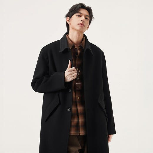gxg.jeans男装  冬季热卖长款双面呢大衣J24X264042 商品图3