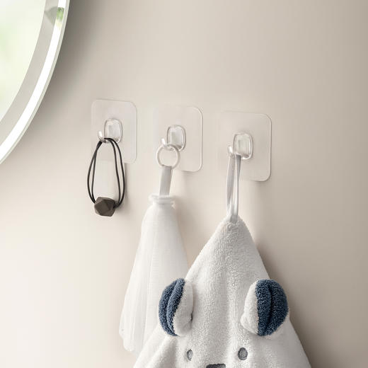 懒角落透明粘钩 商品图1