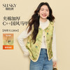 【12/31新品】熙世界新中式提花马甲女外穿冬季国风仿貂毛加厚夹棉马夹叠穿背心 商品缩略图0