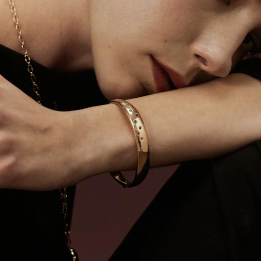 【LAGOMIST】早餐系列 | 金/银砂糖贝果手镯 商品图3