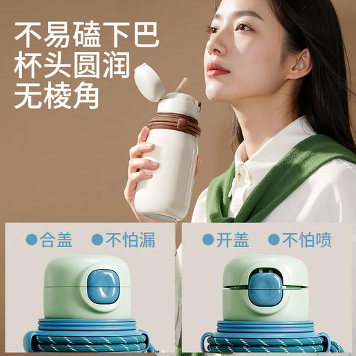 【316保温杯】拿在手里直接美出圈  200ml杯盖，可以当小水杯用316不锈钢锁温 冰饮/热水四季通吃 商品图3
