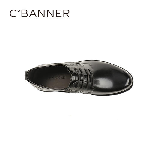 千百度2026春季质感鞋面纹理清晰高级感商务正装男鞋A26170203 商品图2